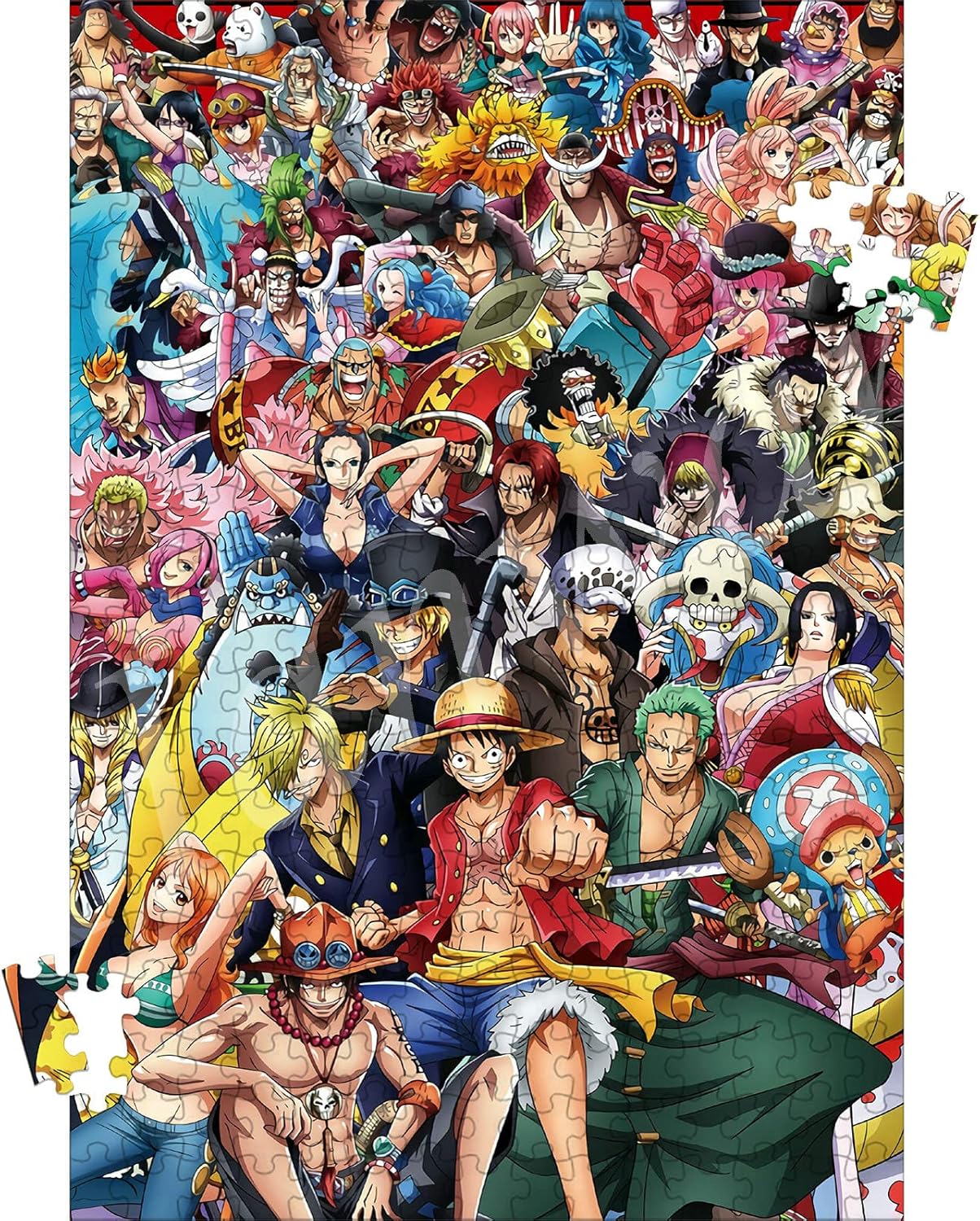 ジグソーパズル ワンピース パズル 300ピース ルフィ ナミ ゾロ サンジ ウソップ チョッパー ニコロビン フランキー ブルック サボ ジンベエ ハンコック 知育玩具 ドフラミンゴ 白ひげ 高価値 Piece パズルデコレーション ロー One 木製 26x38cm 萌えグッズ シャンクス