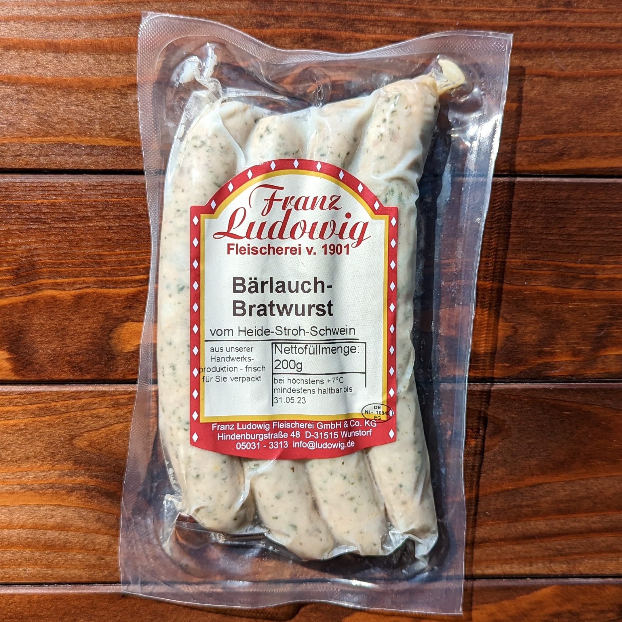 Franz Ludowig Premium Grillwurst Mixpaket, 7 Sorten Bratwurst, Schweinefleisch und Geflügel, 30 Würstchen, 1460g, Gekühlt, Schinkengriller, Minigriller, Bärlauch, Gyros