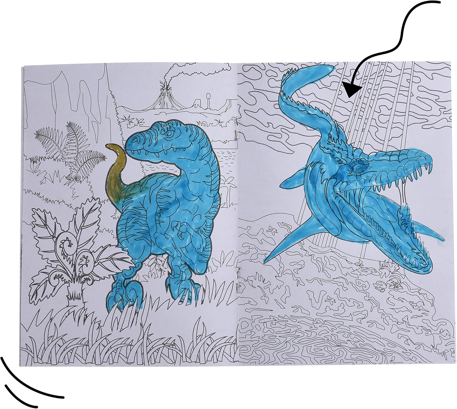 Neliblu Kids Coloring Books Set - Pack of 12 Party Favor Educational Coloring Activity Dinosaur Books - Stimulates Creativity, Art Supplies, Goodie Bag Stuffers - Image 7