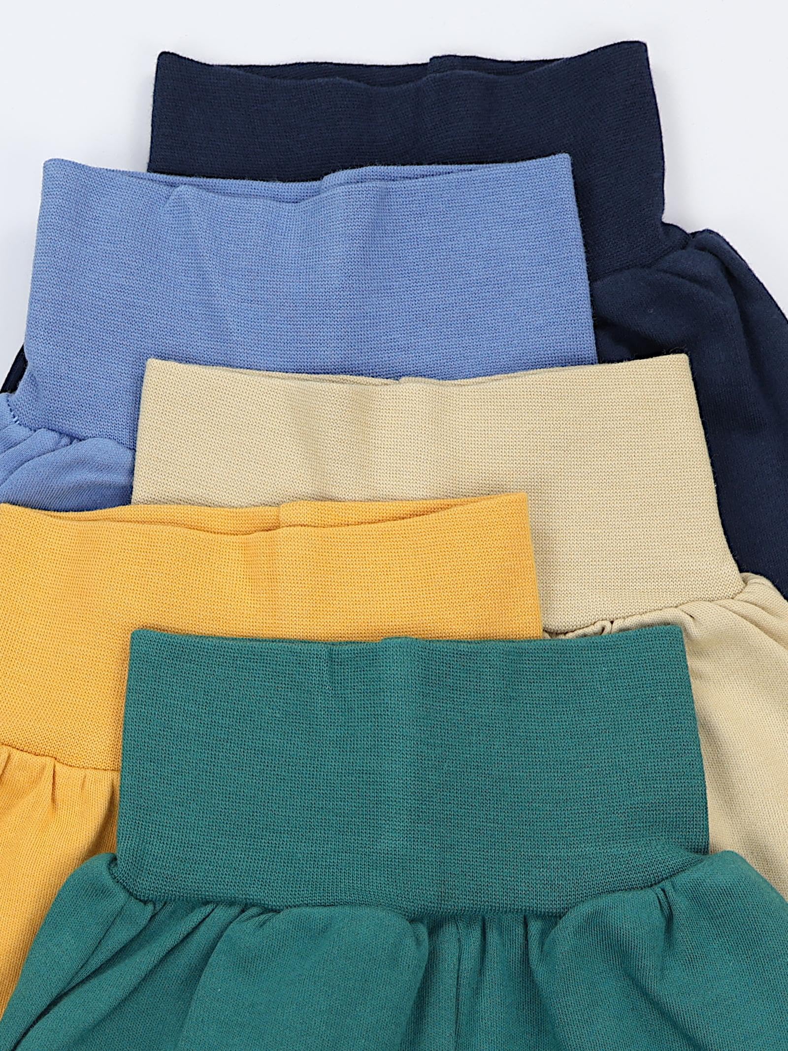 TupTam Pantalones Bebé 5 Unidades – Pantalón Algodón Suave para Bebé Niño y Niña, Certificación Oeko-Tex