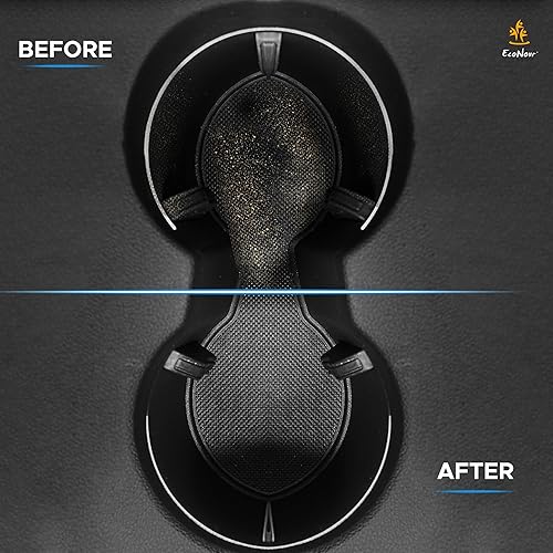 Miniatura 3 de EcoNour Gel de limpieza de coche (paquete de 2) para rejillas de ventilación de CA y portavasos  Accesorios de masilla de limpieza de automóvil para