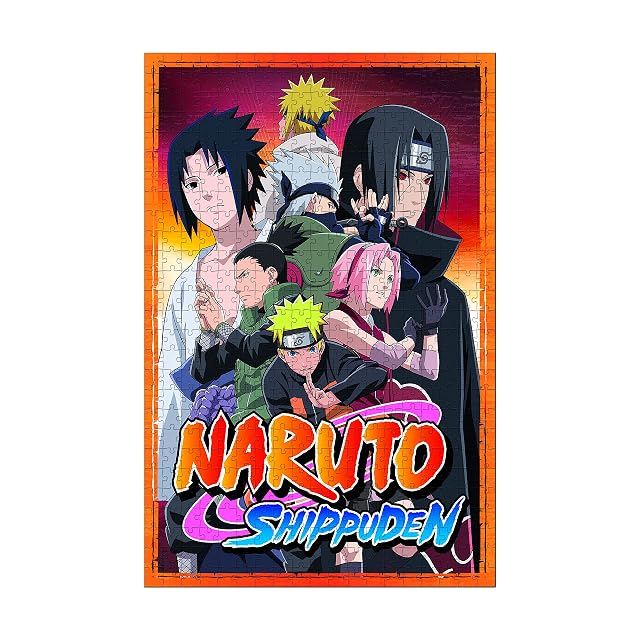 Foto 2 de 5 de Winning Moves Puzzle de 500 Piezas de Naruto Shippuden Ninjas de Konoha - Nueva Versión