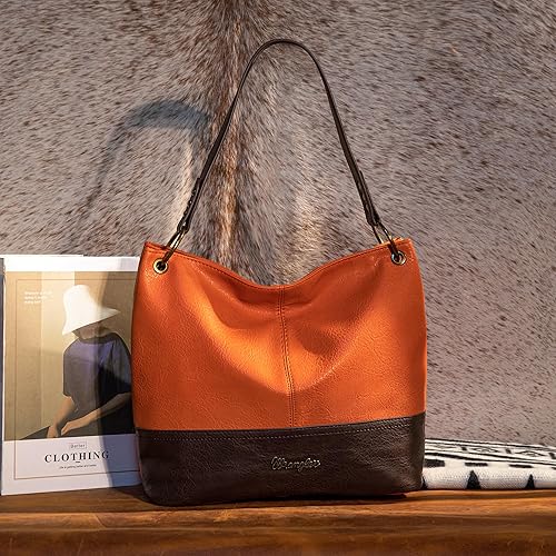 Miniatura 2 de Wrangler Hobo - Bolsas para mujer de cuero vegano con asa superior, bolsos de hombro y bolsos