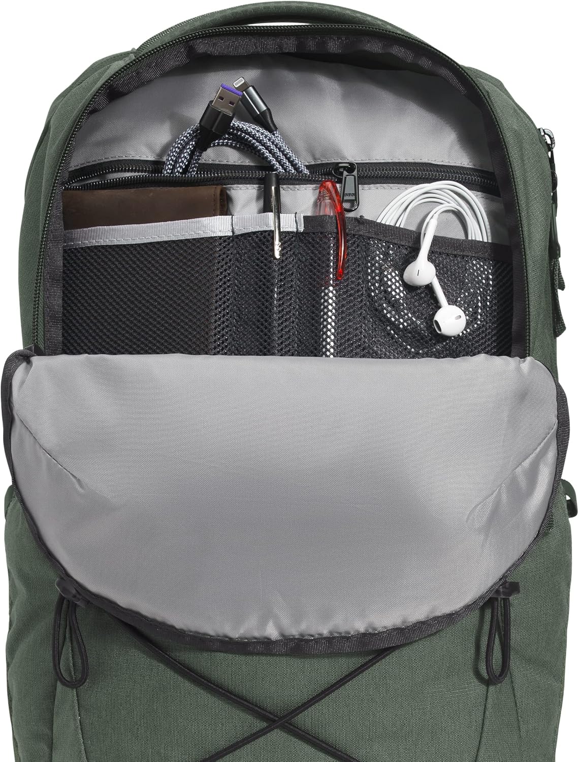 THE NORTH FACE Jester Commuter Laptop Backpack, Thyme Light Heather/TNF Black, One Size