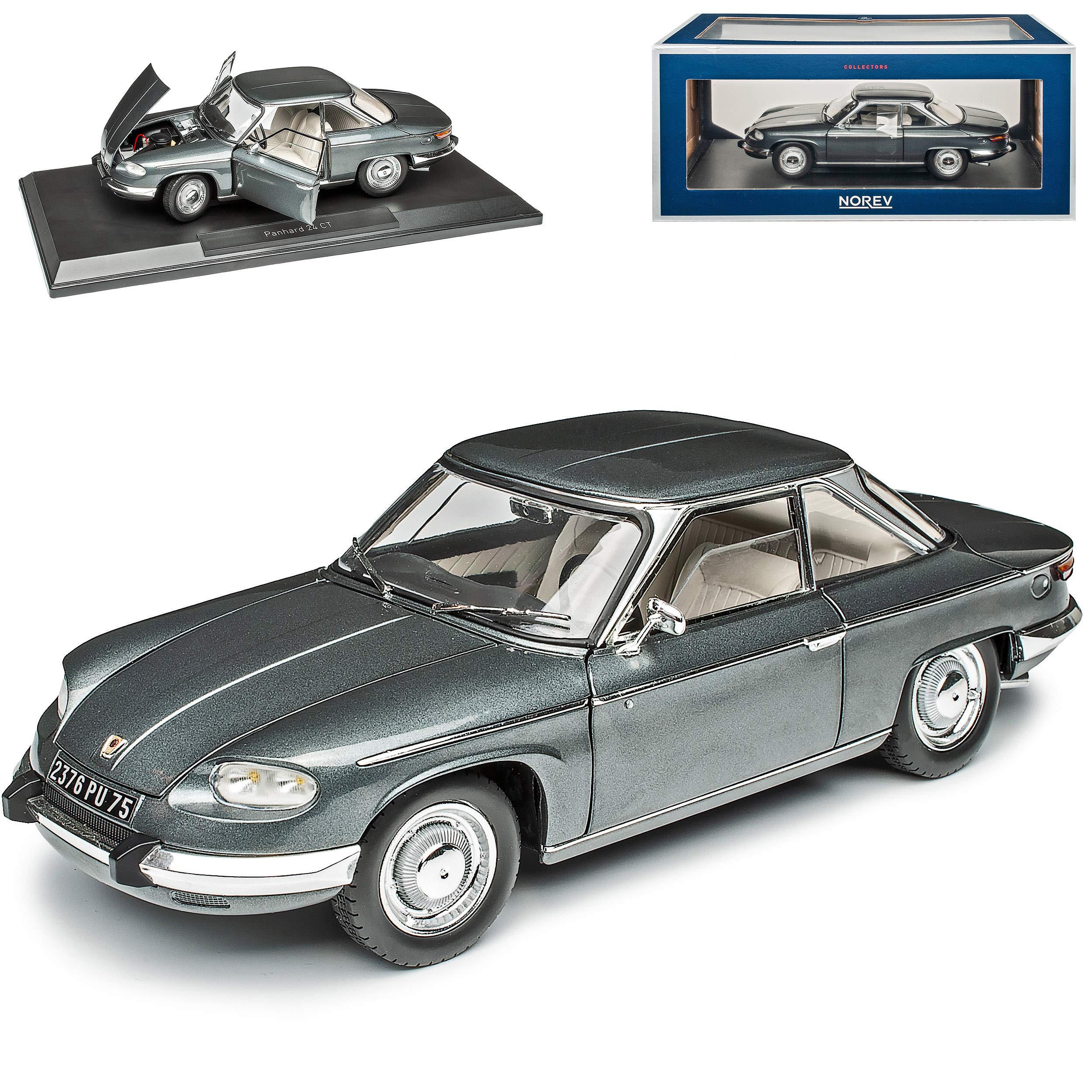 Panhard 24 CT Coupe Silber Grau Metallic 1963-1967 1/18 Norev 