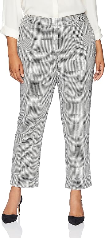 Plus Size Glen Plaid Pant at Amazon 