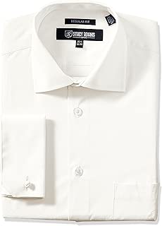 Stacy Adams Men's Adjustable Collar Dress Shirt