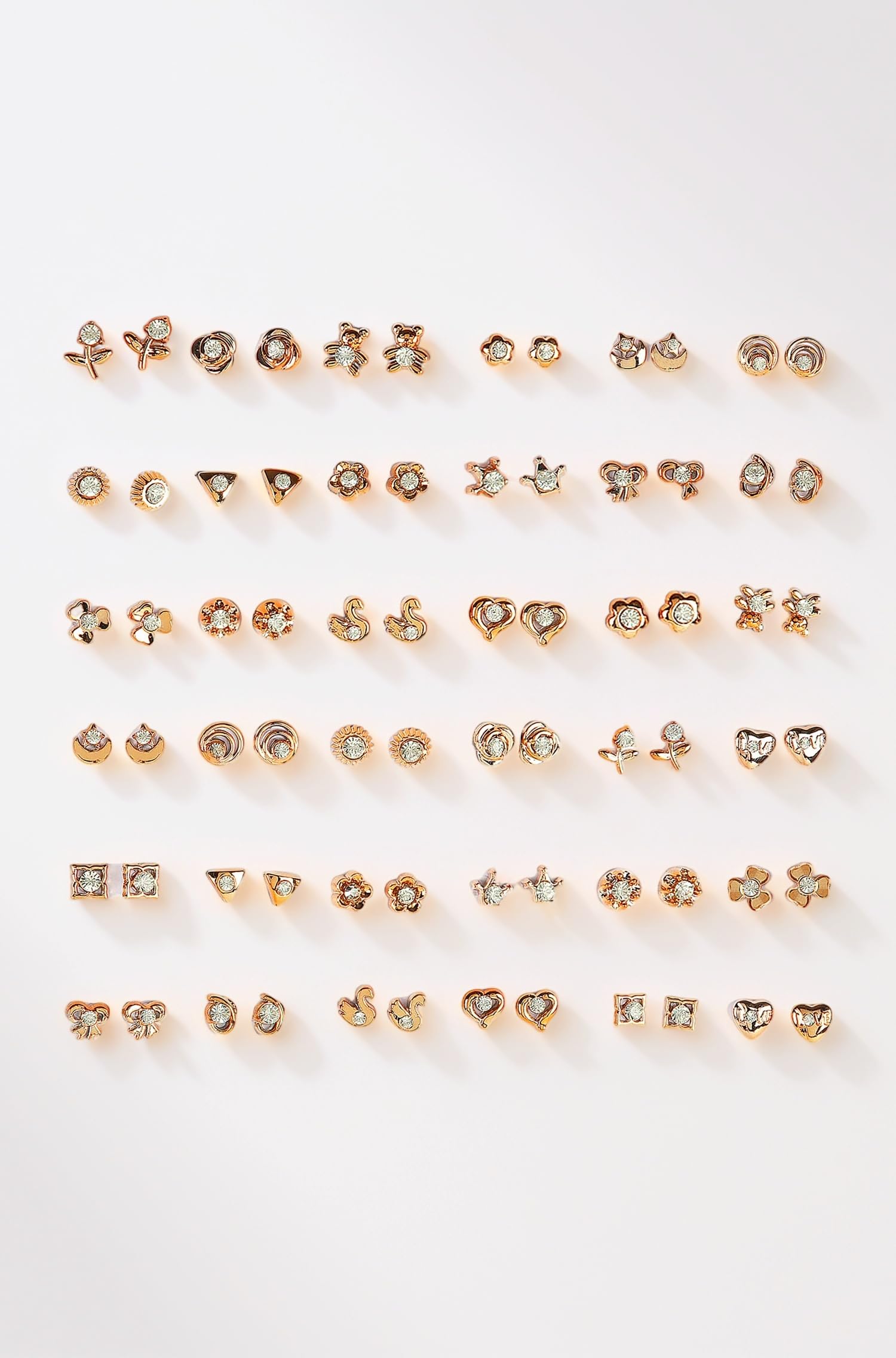 Latest Stylish Multicolour Earrings for Women and Girls Combo 36 Pairs Set (12021er)