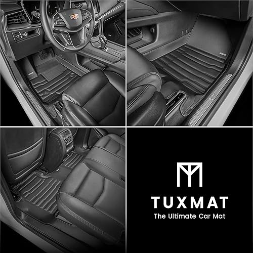 Miniatura 2 de TuxMat - Para los modelos Cadillac XT5 2017-2025 - Alfombrillas personalizadas para automóvil - Cobertura máxima, todo tipo de clima, medición láser