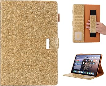 iPad 10.2 Case, 2021/2020/2019 Model Case, Pen Storage, iPad Air 3/Pro 10.5, PU Leather, Notebook Type, Crack Resistant, Shockproof, Full Protection, Apple Pencil Storage, Auto Sleep & Stand