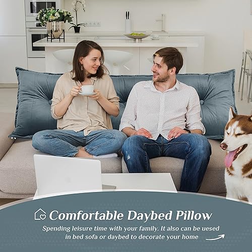 Miniatura 3 de Almohada corporal ultrasuave para adulto, almohadas de cama largas de apoyo para dormir de lado, para mujeres embarazadas, funda de terciopelo