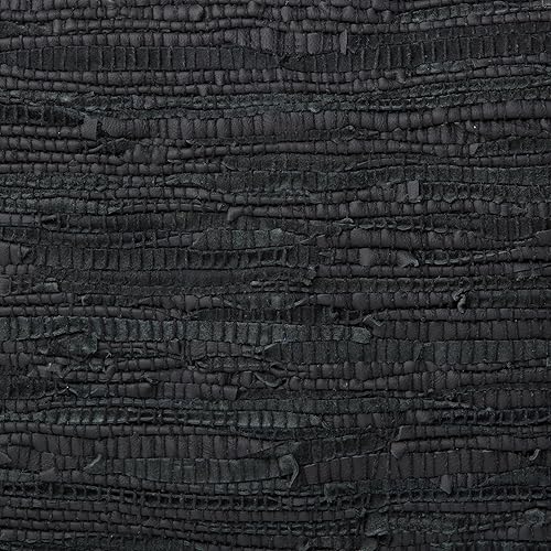 Miniatura 44 de SIMPLIHOME Grady Puf cuadrado contemporáneo en tono tierra marrón tejido a mano para la sala de estar, el dormitorio y la habitación de los niños