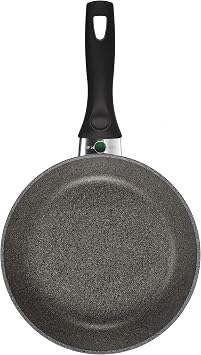 BALLARINI Non-Stick Frying Pan, Suitable for Induction, with Temperature Control, 20 cm, Aluminium, Ferrara Granitium