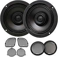Vista 5 de Memphis Audio MXAHDPRO2 2 Altavoz de 6.5 pulgadas Audio para motocicleta compatible con kits OEM Harley Davidson Direct