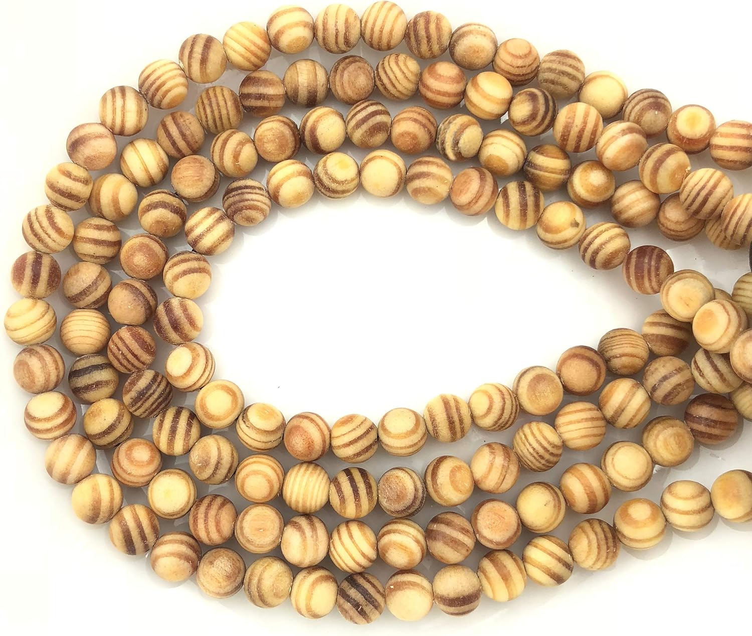 200pcs 8mm Gorgeous Natural Round Polished Rosewood Loose Beads for Jewelry Making DIY Handmade Crafts 8mm Emperor Blood Wood(200pcs)