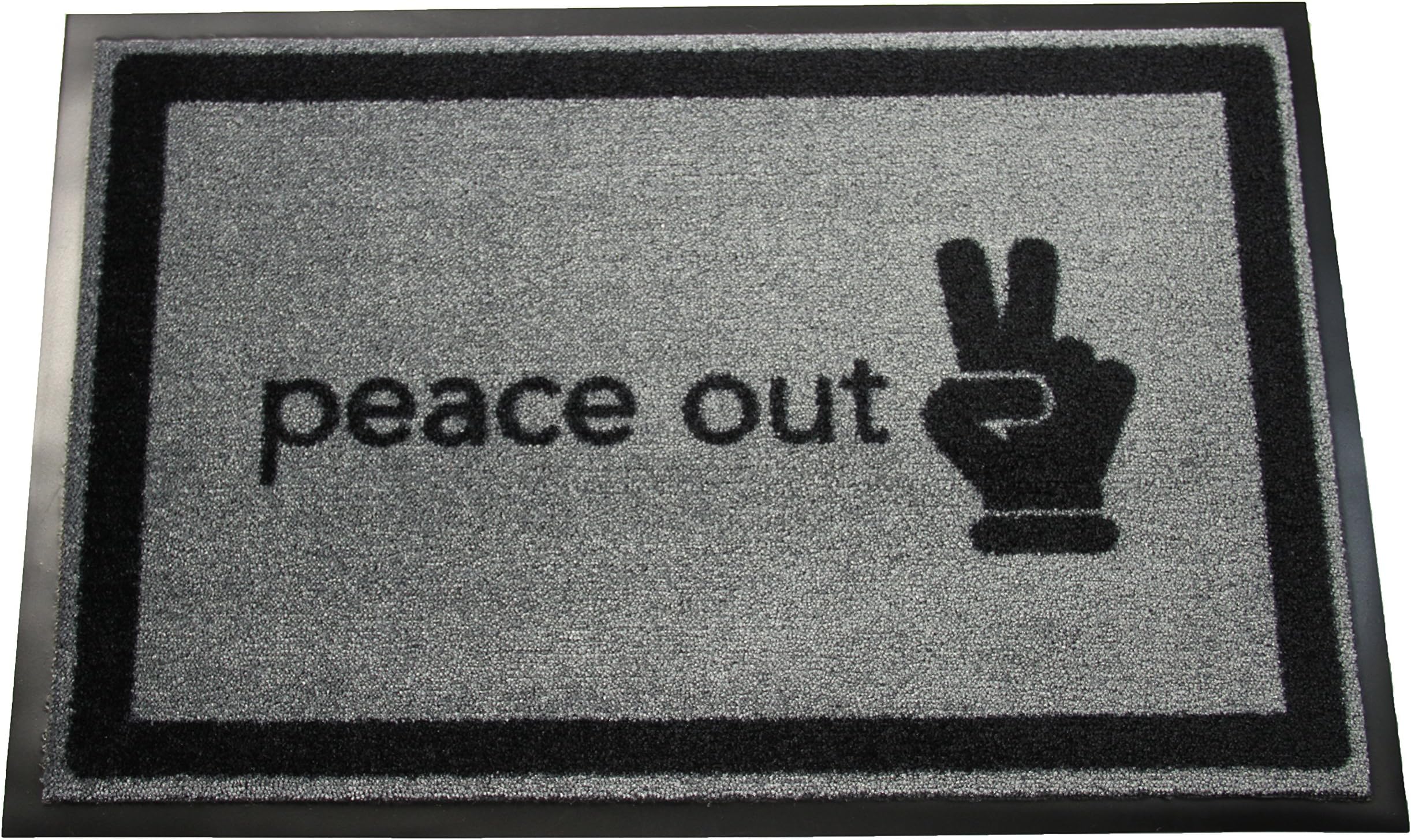 Wacky Mats - 19004402 - Peace Out - Door Mat 2' x 3'