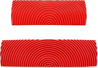 VENALEGNO Professional Decorative Silicone Rubber Spatulas Set of 2 bianco Shabby