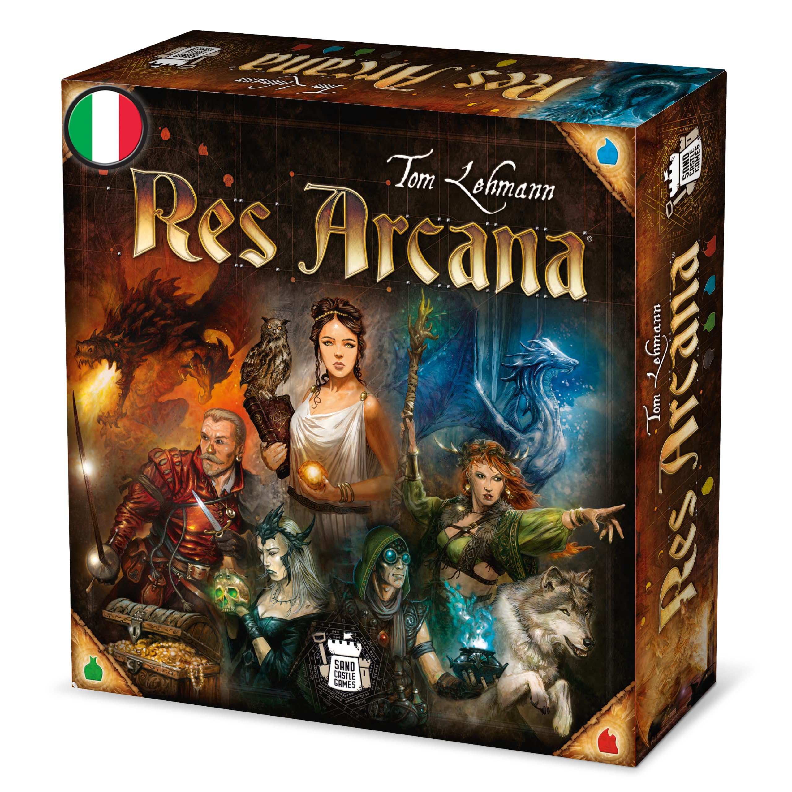 Asmodee - Res Arcana, Card Game, Italian Edition, 8166