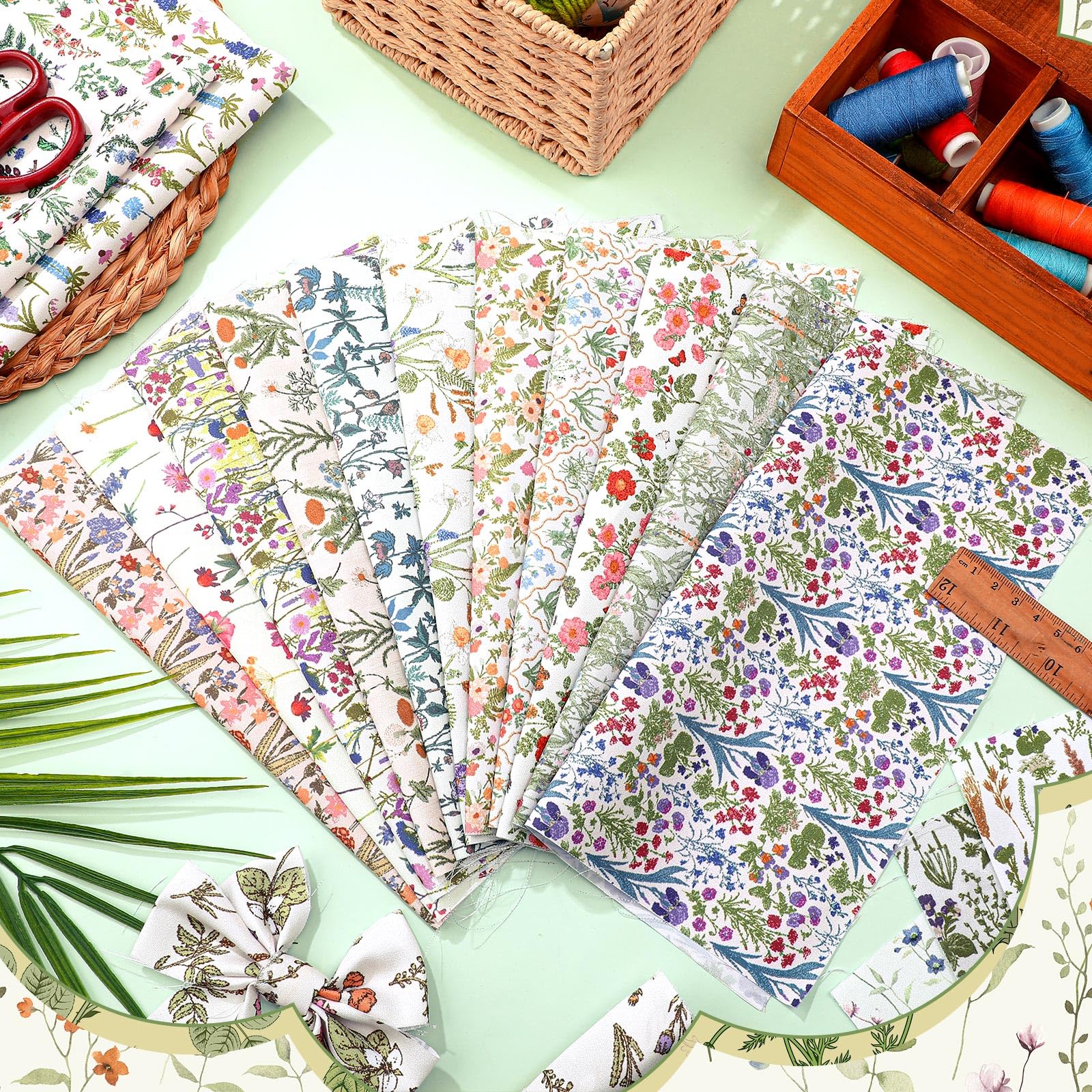 新品★Peak PatchworkQuiltedNORAGICoat Amazon.com: HunnmingRe 20 Pcs 10''x10'' Wildflower Quilting