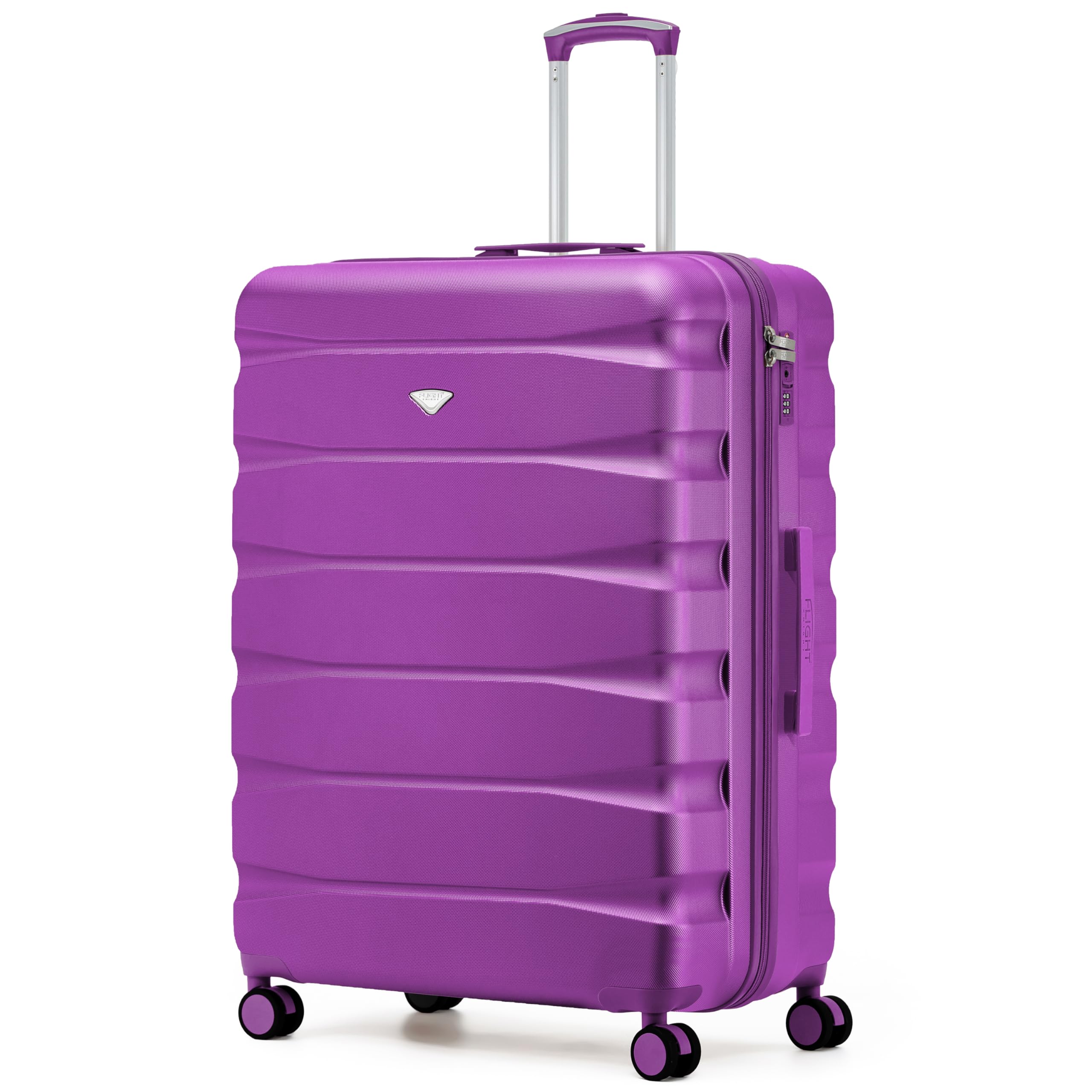 Flight Knight Underseat Cabin Suitcase 45x36x20cm | Free Hand Luggage for EasyJet & Wizz Air | Lightweight ABS Hard Shell with 8 Silent-Glide Spinner Wheels | Max Space Travel Bag — view 56