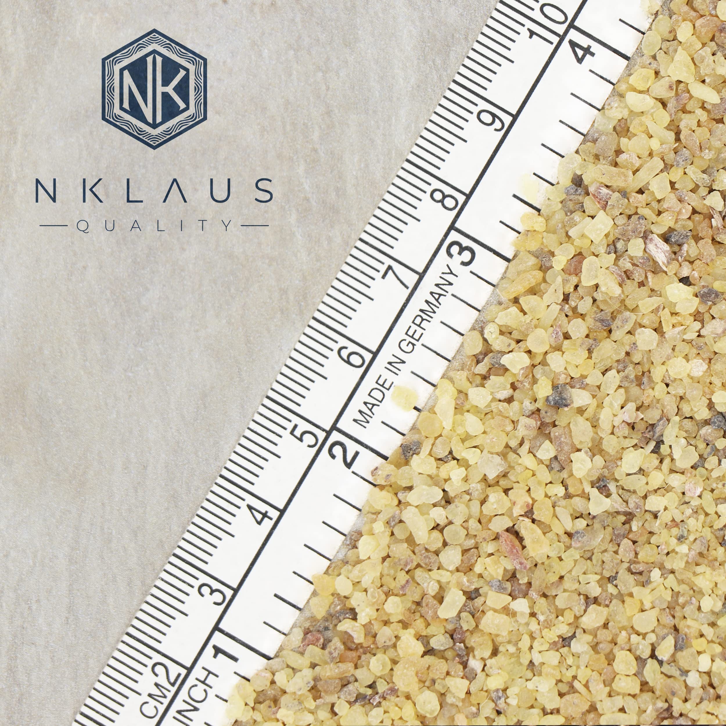 NKlaus Weihrauch zum Räuchern 1000g - Indischer Räucherharze Siftings für Mediation und spirituelle Zeremonien - naturreines Incense - Echten Kirchenqualität Räucherwerk - Boswellia serrata 100% -1kg