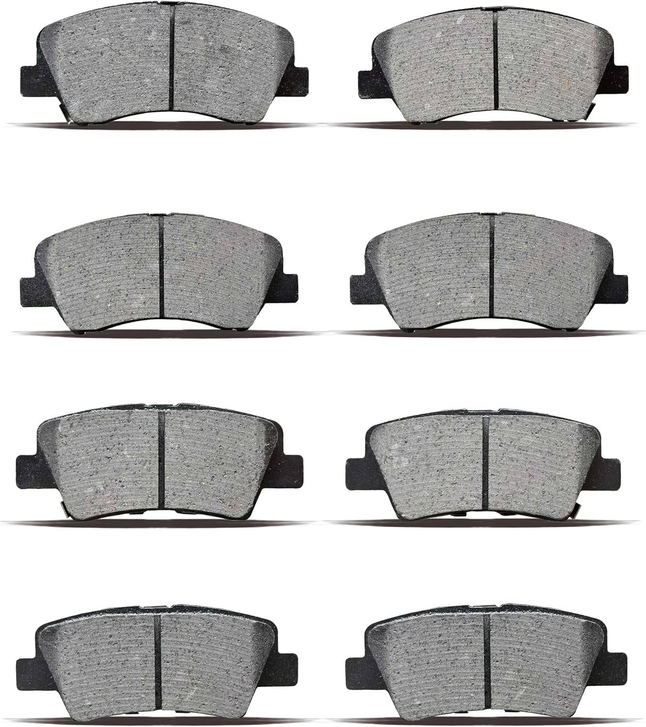 D1543 D1544 Front Rear Brake Pads Set Compatible With 2011-2016 Hyundai Elantra,For 2012-2016 Hyundai Veloster,For 2014-2016 KIA Forte/Forte5/Forte Koup
