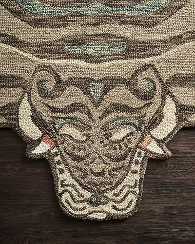 Miniatura 5 de Loloi FEROFER-02GO004060 Feroz X Justina Blakeney Collection Area - Alfombra (4'0" x 6'0", oro)