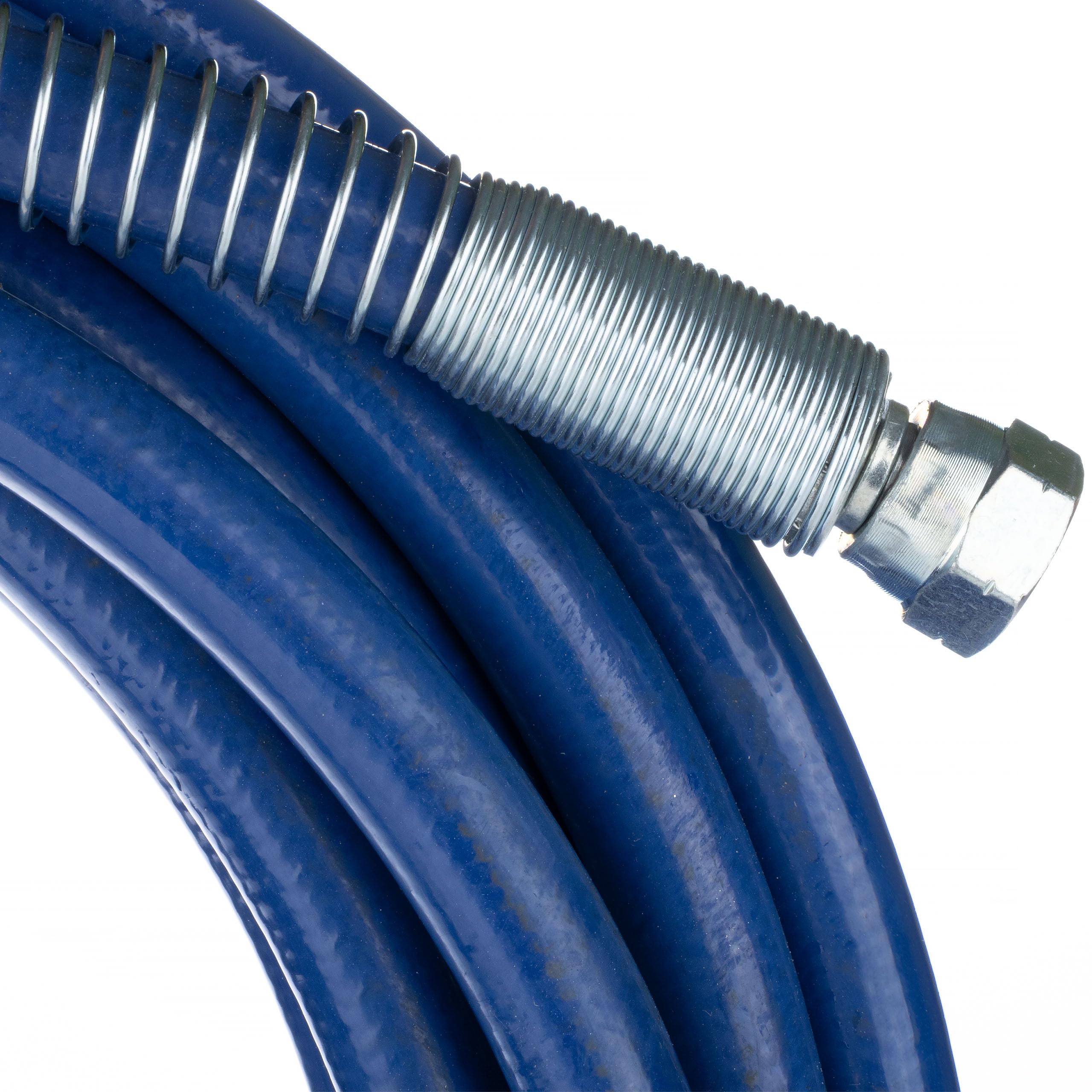 Rosfix Tubo per Airless 3/8" 15m – 227 Bar, Attacchi Girevoli, Rivestimento in Uretano | Compatibile con Graco, Wagner, Titan | Accessorio per Verniciatura Professionale