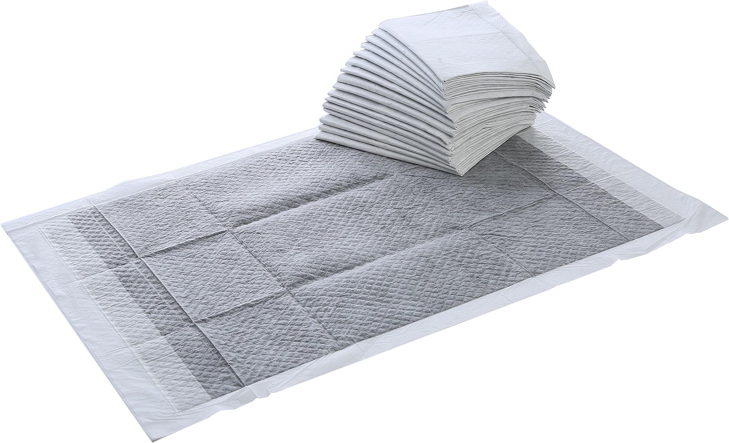 EVER PETS Puppy Training Pad with Black Carbon Technology - Extra Large Training Pads with Carbon Fiber, can Effectively Deodorant Sterilization 50 Pads 60x45 cm(17'')