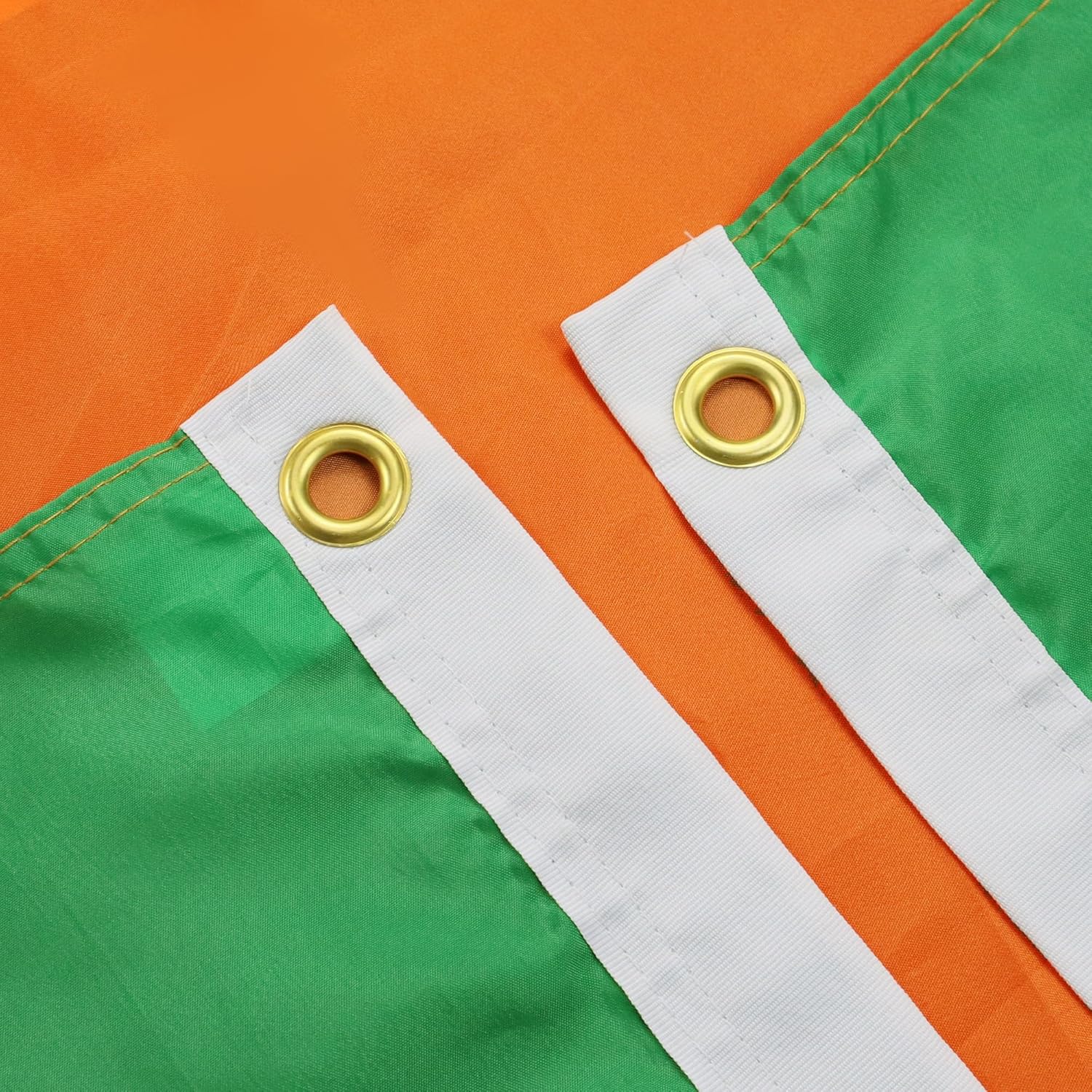 AZ FLAG - Ireland Flag - 3x5 Ft - 100D Polyester Irish Banner with Two Metal Grommets - Fade Resistant - Vivid Colors - 3' x 5' Feet - 150x90 Cm - Image 2