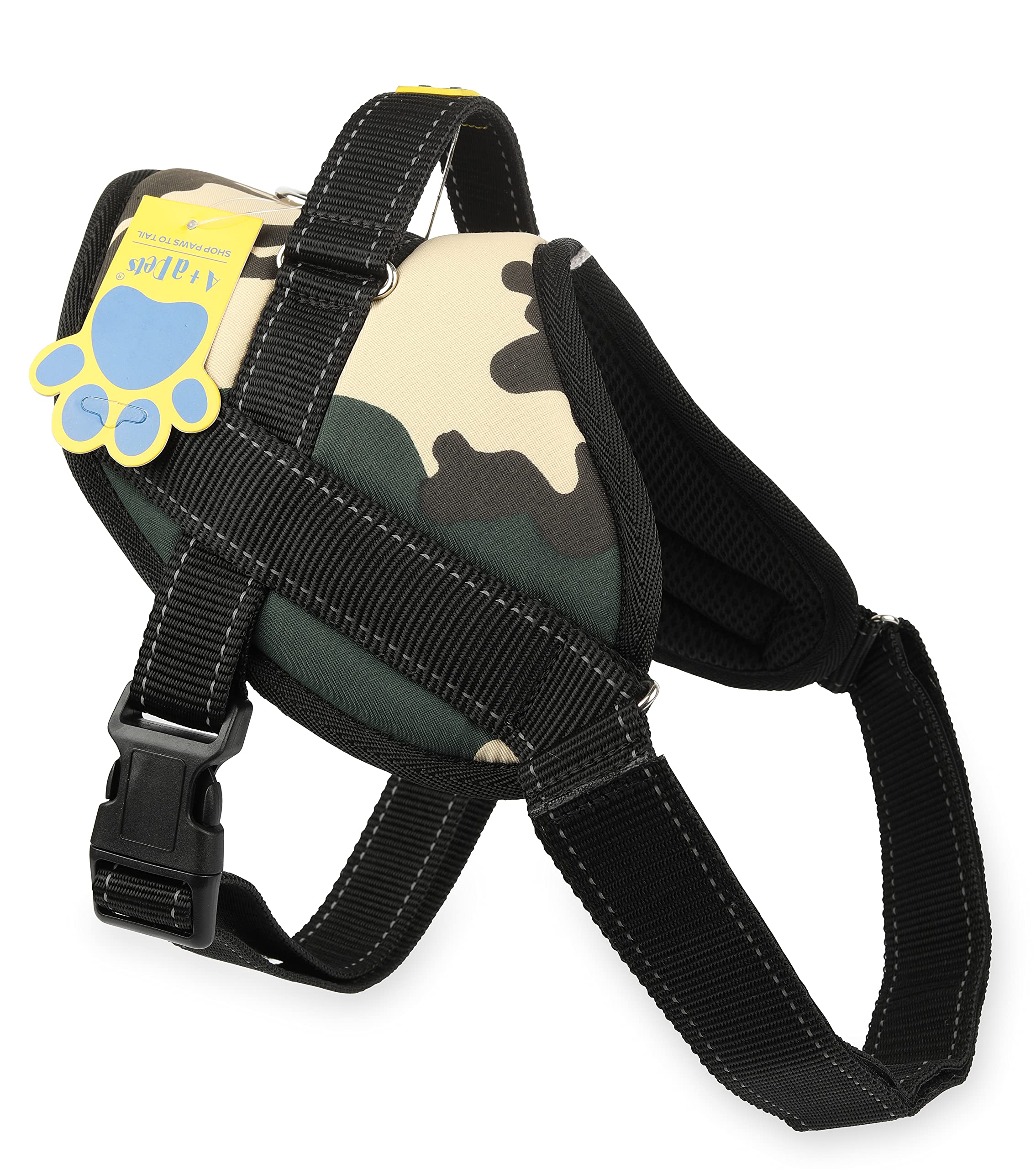 A+a Pets Dog Vest Body Harness for Medium Large Dogs No Pull Heavy Duty Reflective (Medium, Camouflage Green) (B098DRQHCB) Amazon Price History, Amazon Price Tracker