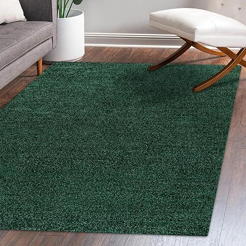 Miniatura 3 de JONATHAN Y SEU100L-3 - Alfombra de área de pelo bajo pinteriores, color liso difuso, fácil de limpiar, informalcontemporáneatradicional,