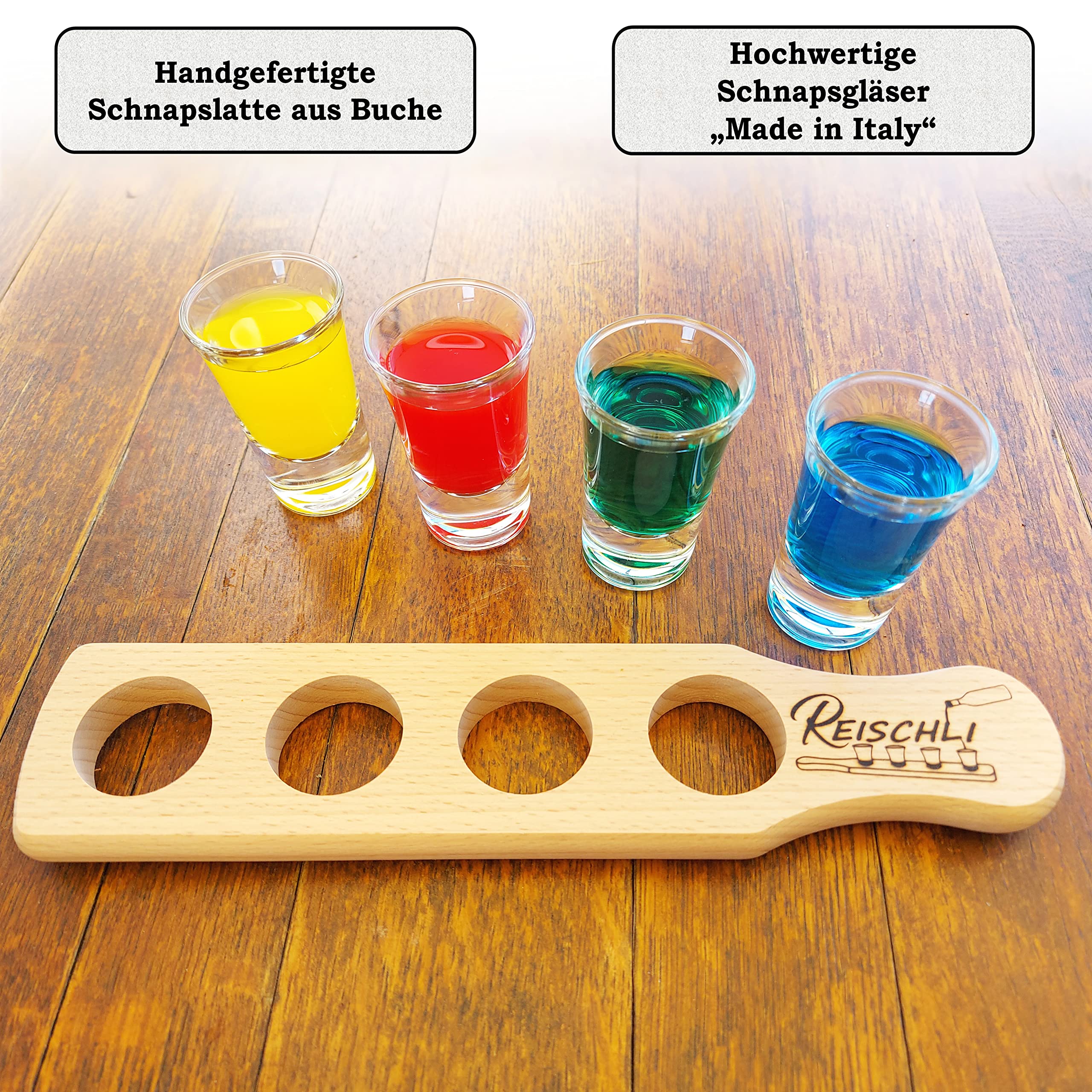 Zwitscherkasten mit integriertem Schnapsbrett - Vogelhaus Schnapsbar - Ideale Geschenke für Männer, Geschenkset Männer z.B. als Barschrank Minibar Alkohol/Schnapsspender lustig