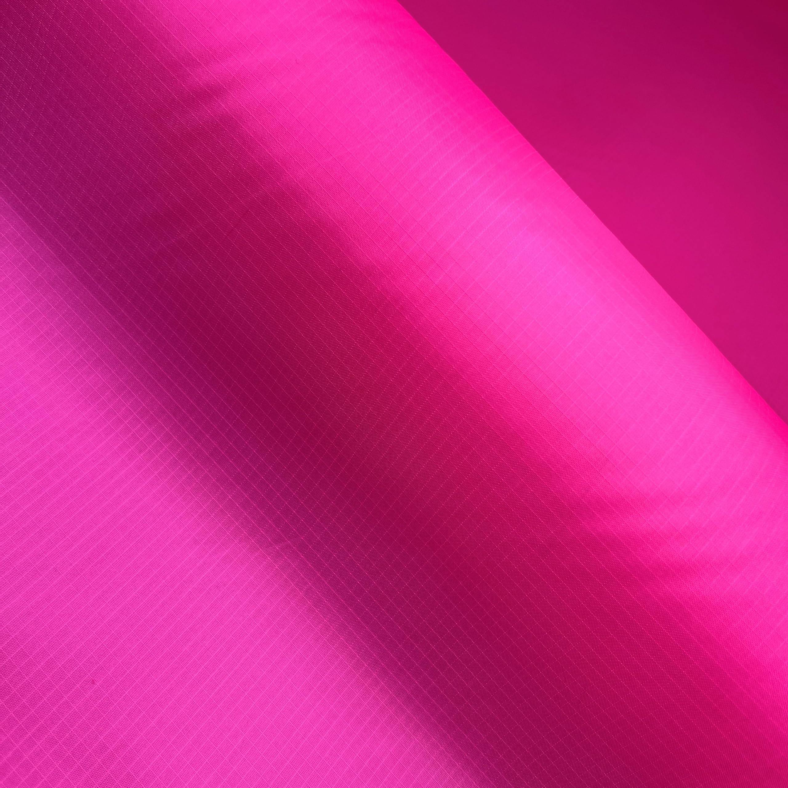 TheFabricTrade Hot Pink Ripstop Fabric Waterproof 3.2oz Outdoor Cover Kite Lightweight Polyester Material - 3000cm x 150cm (30 Metre Roll)