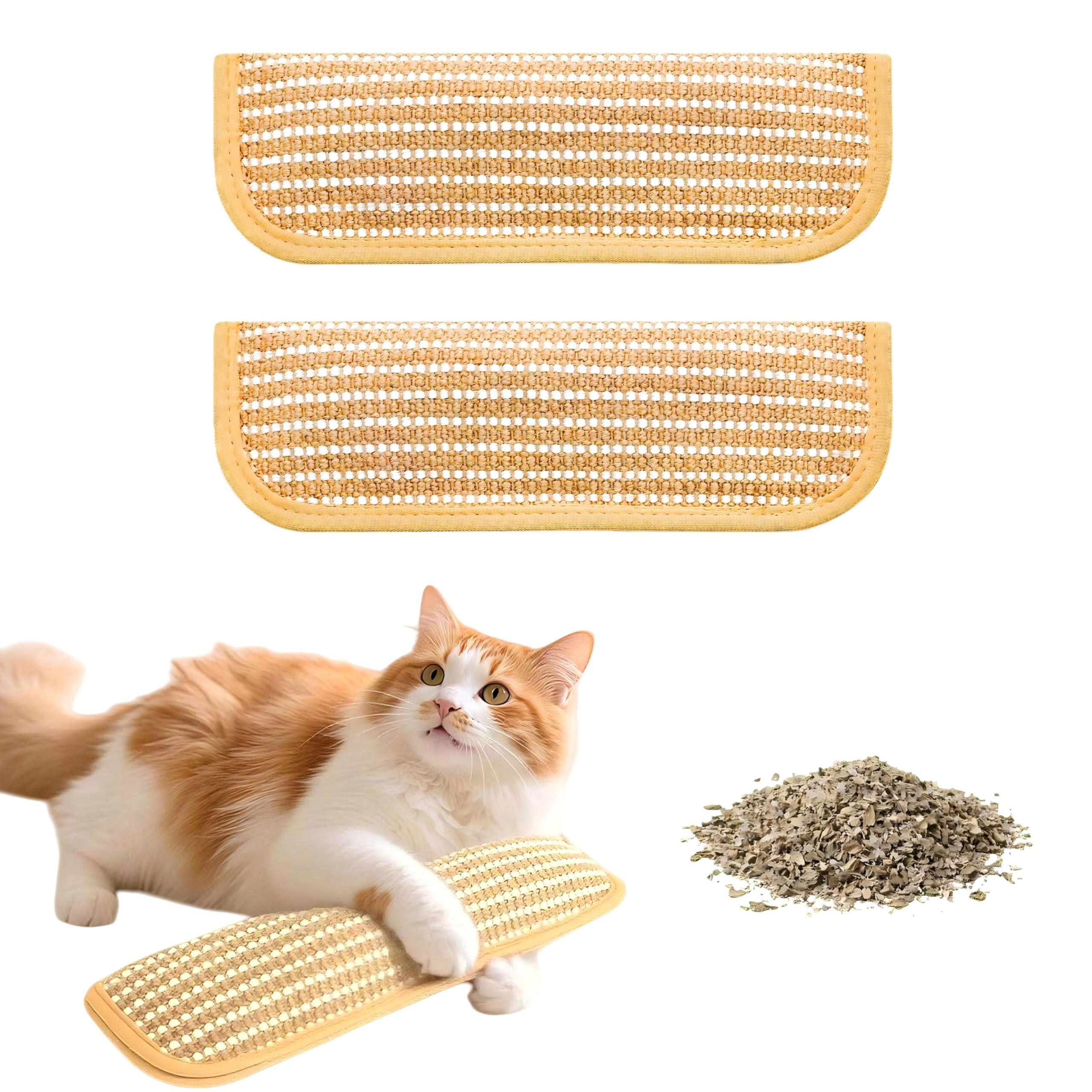 Juguetes de hierba gatera, juguetes para gatos, juguetes de hierba gatera para gatos, paquete de 2 juguetes interactivos de hierba gatera con mezcla de hierbas orgánicas de 8000 mg para rascar