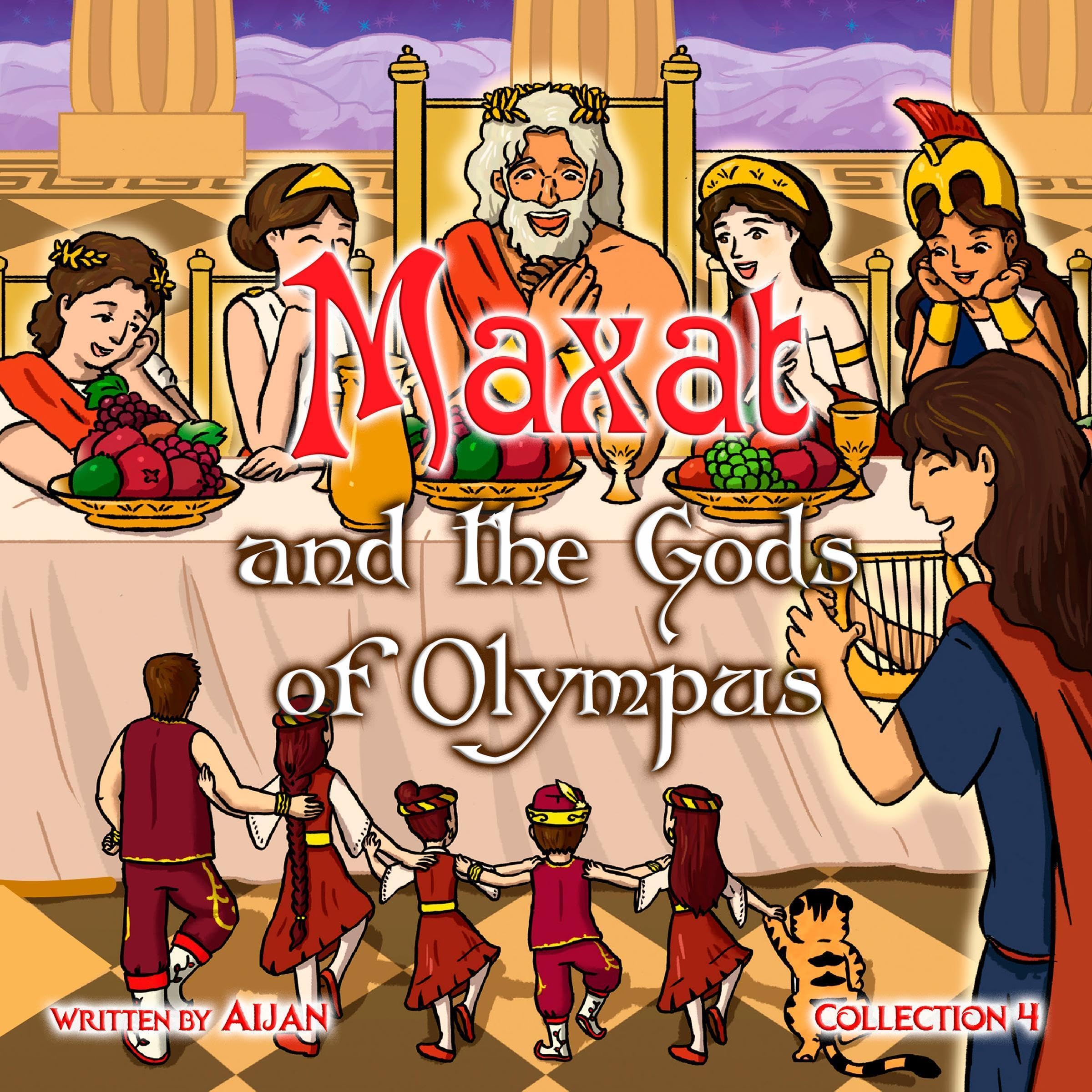 Cover art for Maxat and the Gods of Olympus, Collection 4
