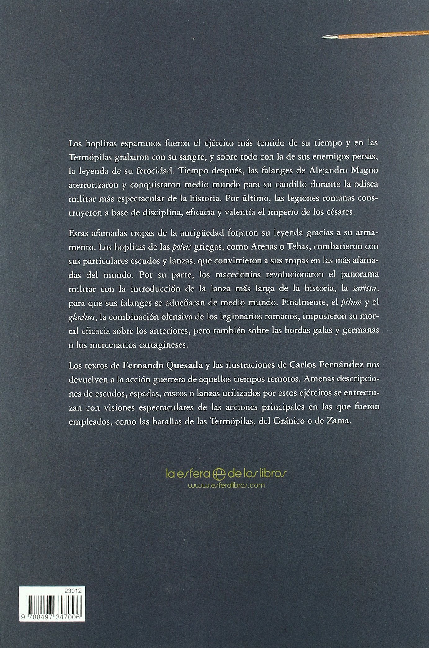 Armas de Grecia y Roma: forjaron la historia de la Antigüedad clásica (SIN COLECCION)
