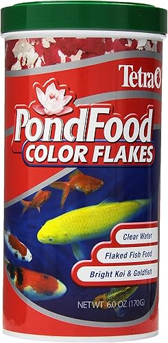 Miniatura 5 de Tetra Palitos de estanque, alimento para peces de estanque, para peces de colores y koi, 1.72 libras y copos de color para estanques de estanque,