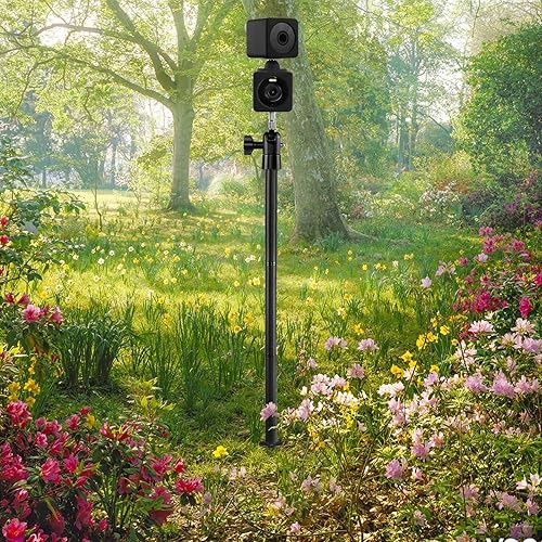 Miniatura 6 de HOLACA Spike - Estaca de montaje en poste y cubierta de silicona resistente a la intemperie para Wyze Cam OG (cámara WYZE OG + teleobjetivo Cam OG +