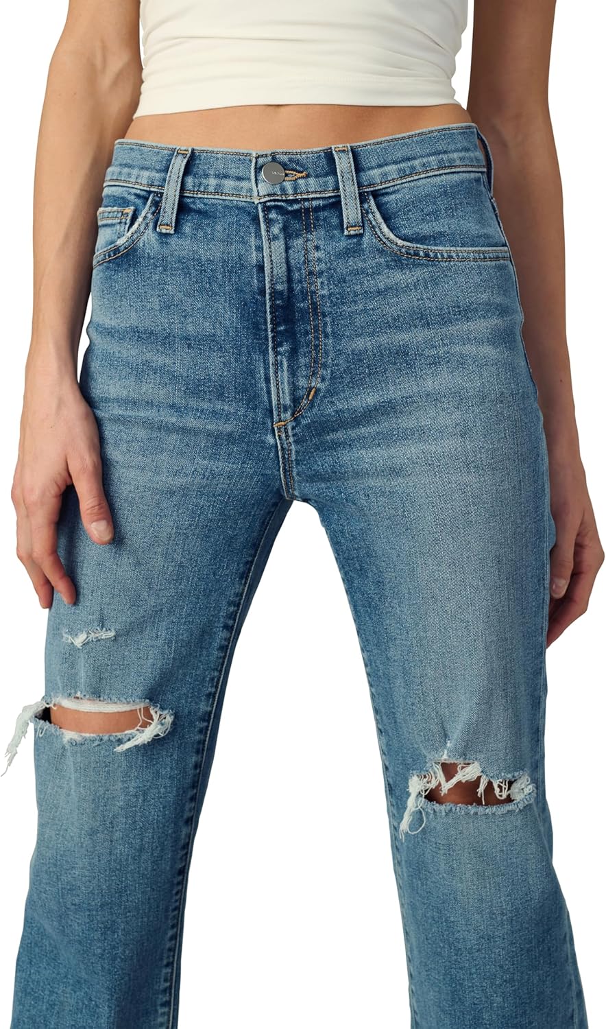 Joe's Jeans Women's The Blake High Rise Crop Wide Leg Jean, Charismatic, 27 - Image 4