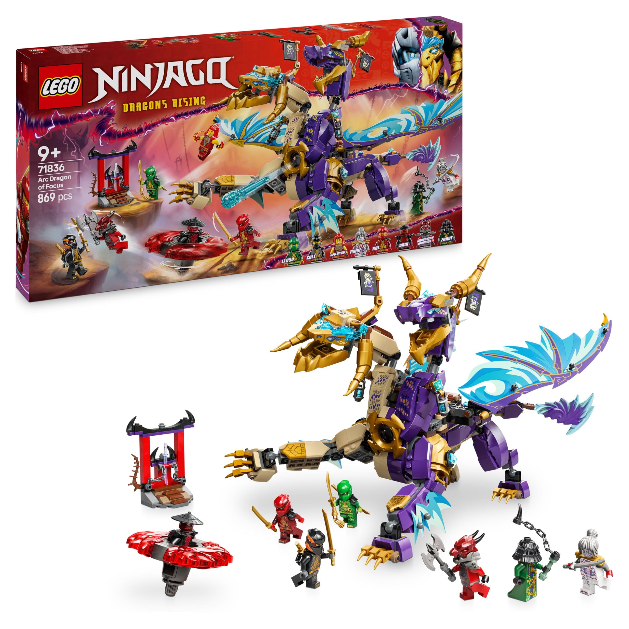 LEGO NINJAGO Dragón de la Concentración: ¡Aventura Ninja Interactiva!