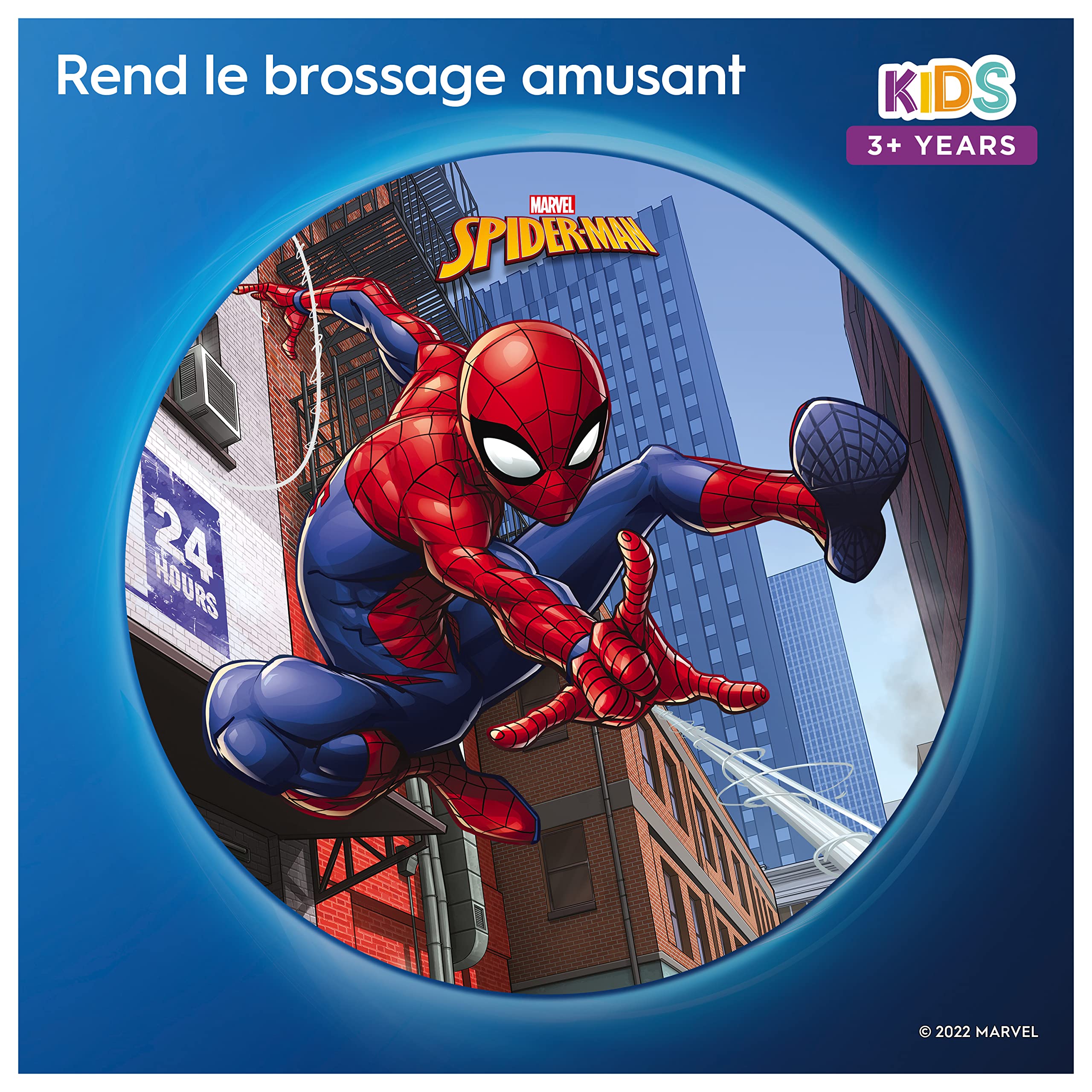 Oral-B Kids Spiderman Aufsteckbürsten für elektrische Zahnbürste, 8 Stück, extra weiche Borsten, Zahnbürstenaufsatz für Oral-B Zahnbürsten, für Kinder ab 3 Jahren, briefkastenfähige Verpackung