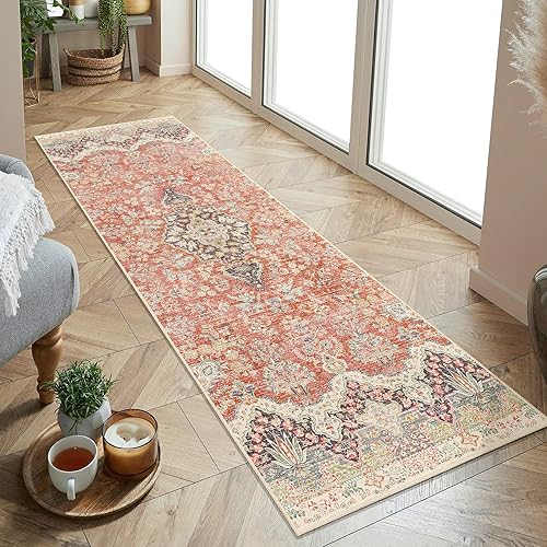 Vista 59 de Alfombras pequeñas de 2 x 3 pulgadas para entrada, alfombra bohemia verde para baño, pasillo, alfombra de cocina vintage, antideslizante, lavable