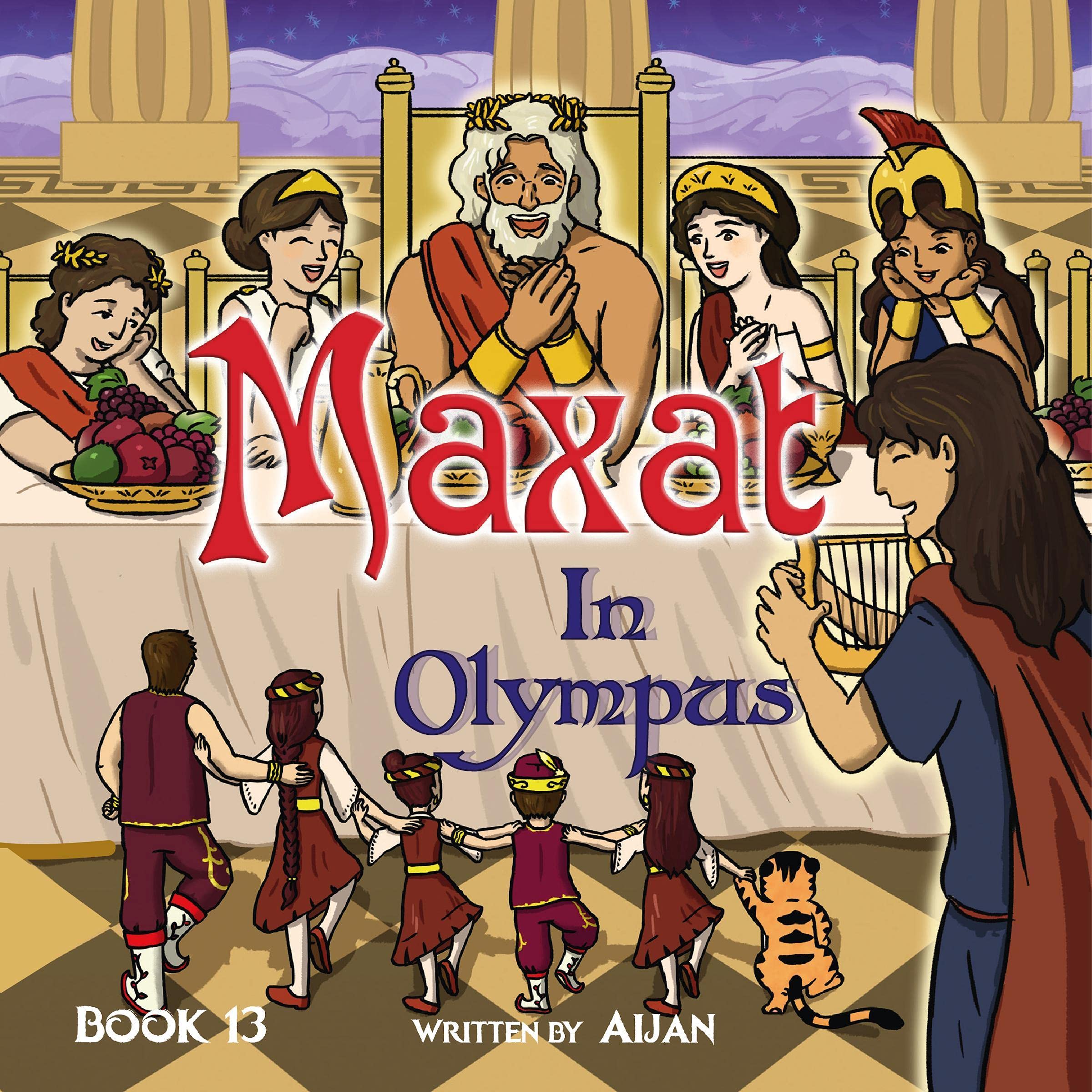 Cover art for Maxat in Olympus, Book 13