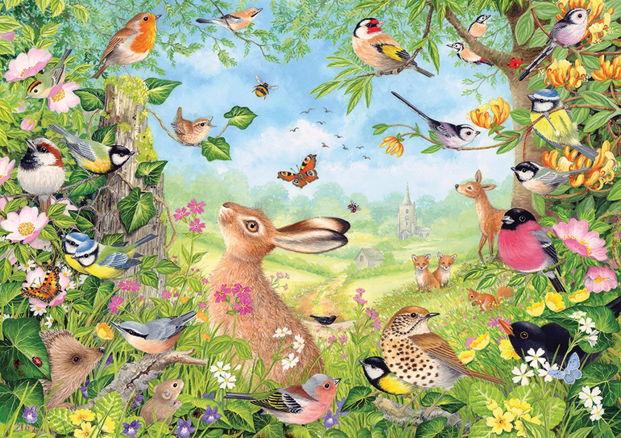 Otter House Puzzle 1000 Teile – „Cottage Glicine“, Fertig 68 X 48 Cm, Ab 3 Jahren