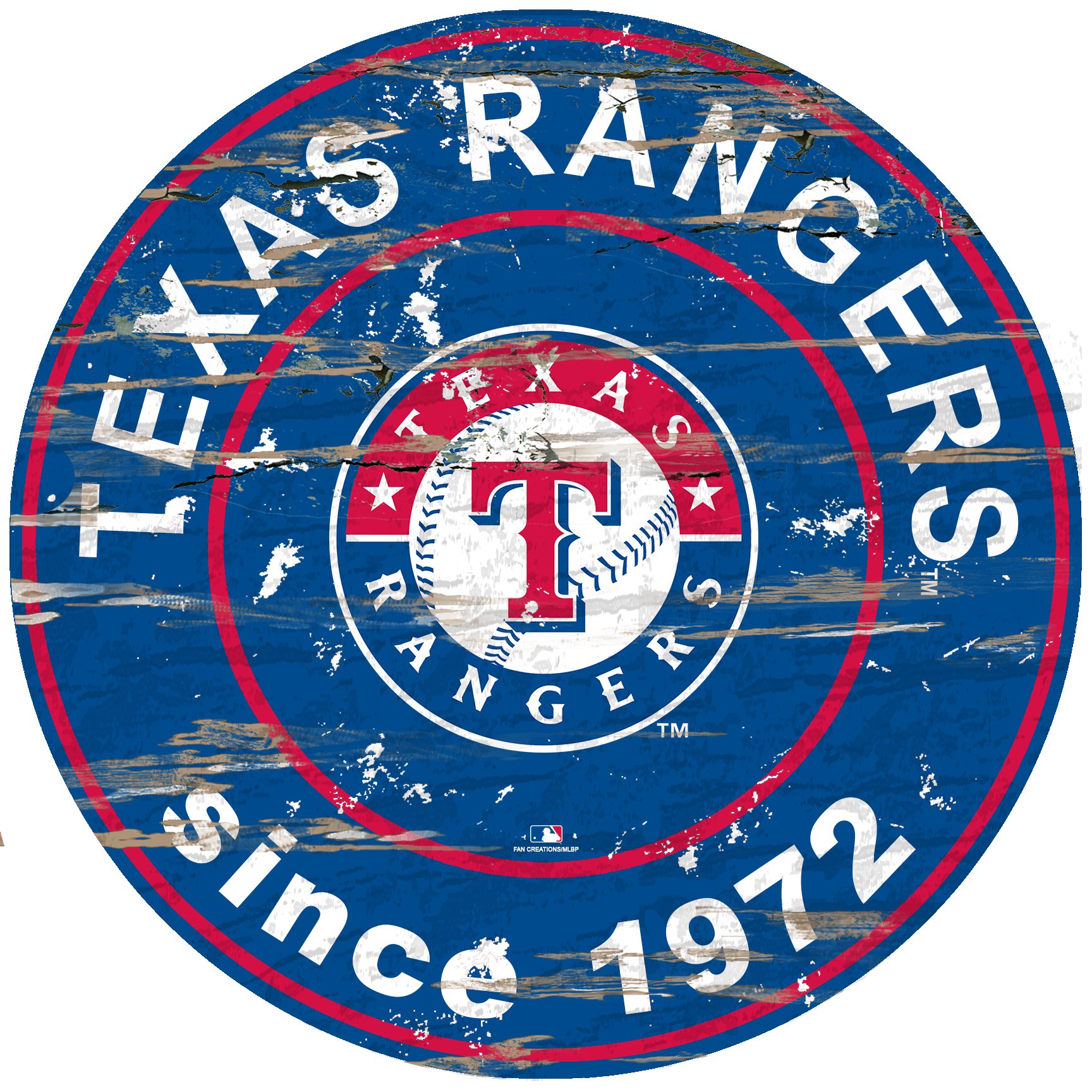 Fan Creations MLB Texas Rangers Unisex Texas Rangers 24