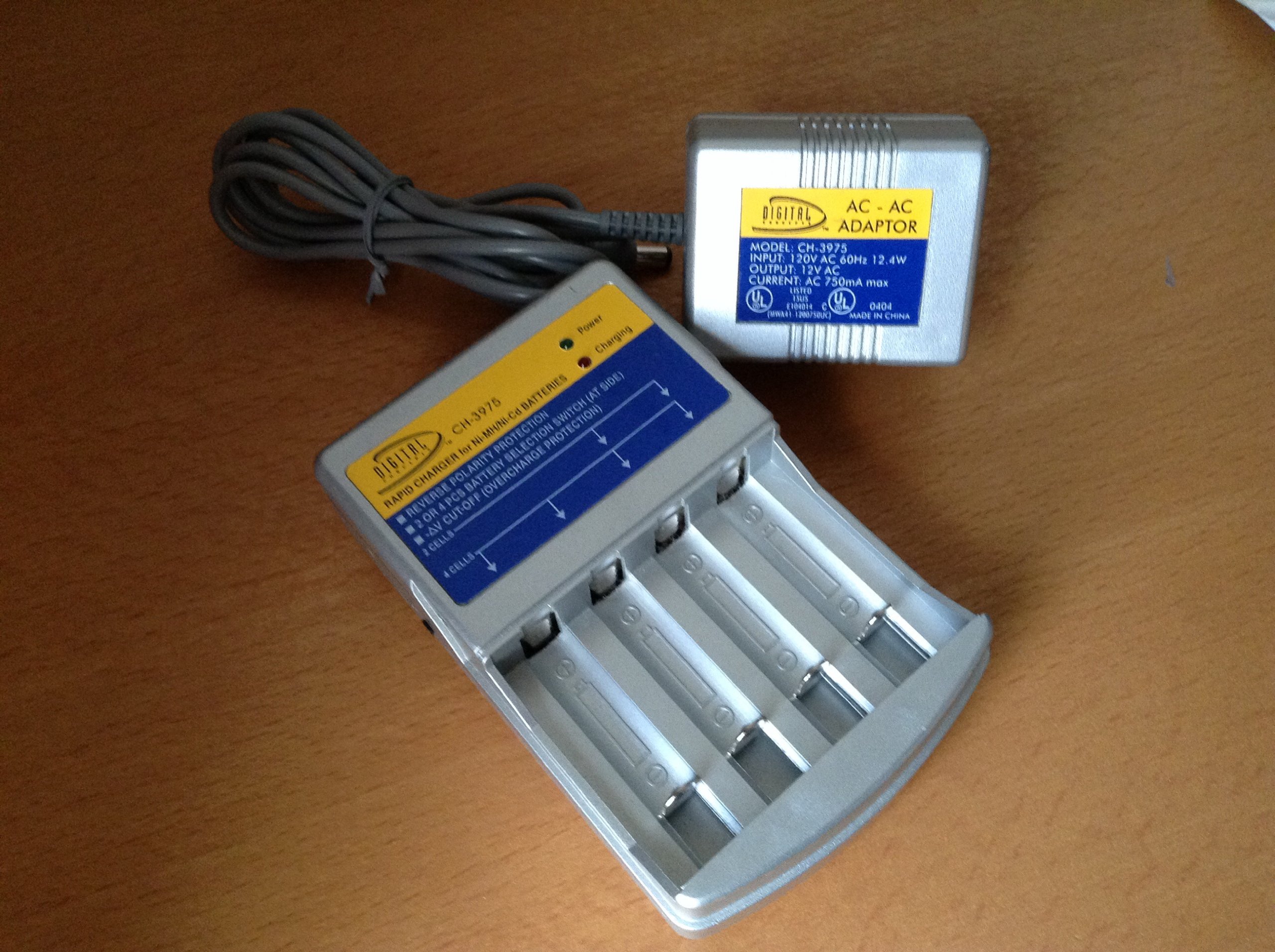 DIGITAL CONCEPTSCH3975 2 Hour Rapid Ac/Dc Charger Kit For Digital Cameras