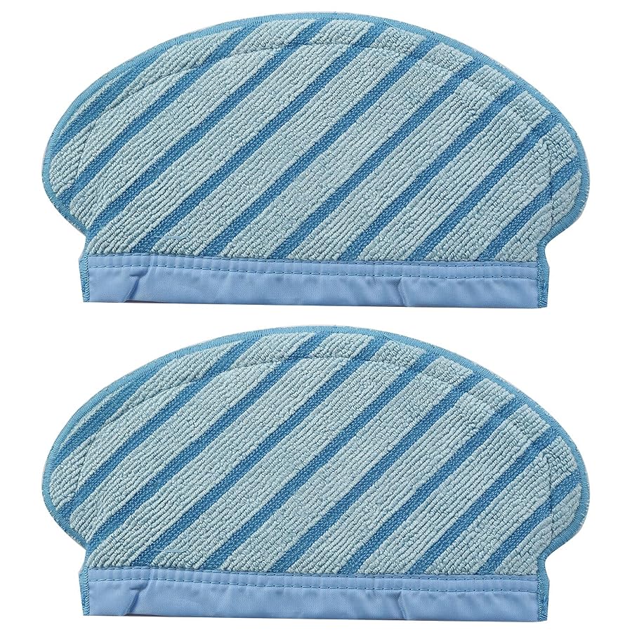 LQ Industrial Mop Cloth Pads 2PCS Microfiber Mopping Pads Set for Ecovacs Deebot Ozmo 920 950 Vacuum Cleaner Parts Replacement Home Accessories