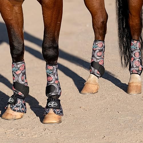 Vista 78 de Professional's Choice 2XCOOL Botas deportivas para caballos medicinales, diseño protector y transpirable para máxima comodidad y durabilidad en Negro