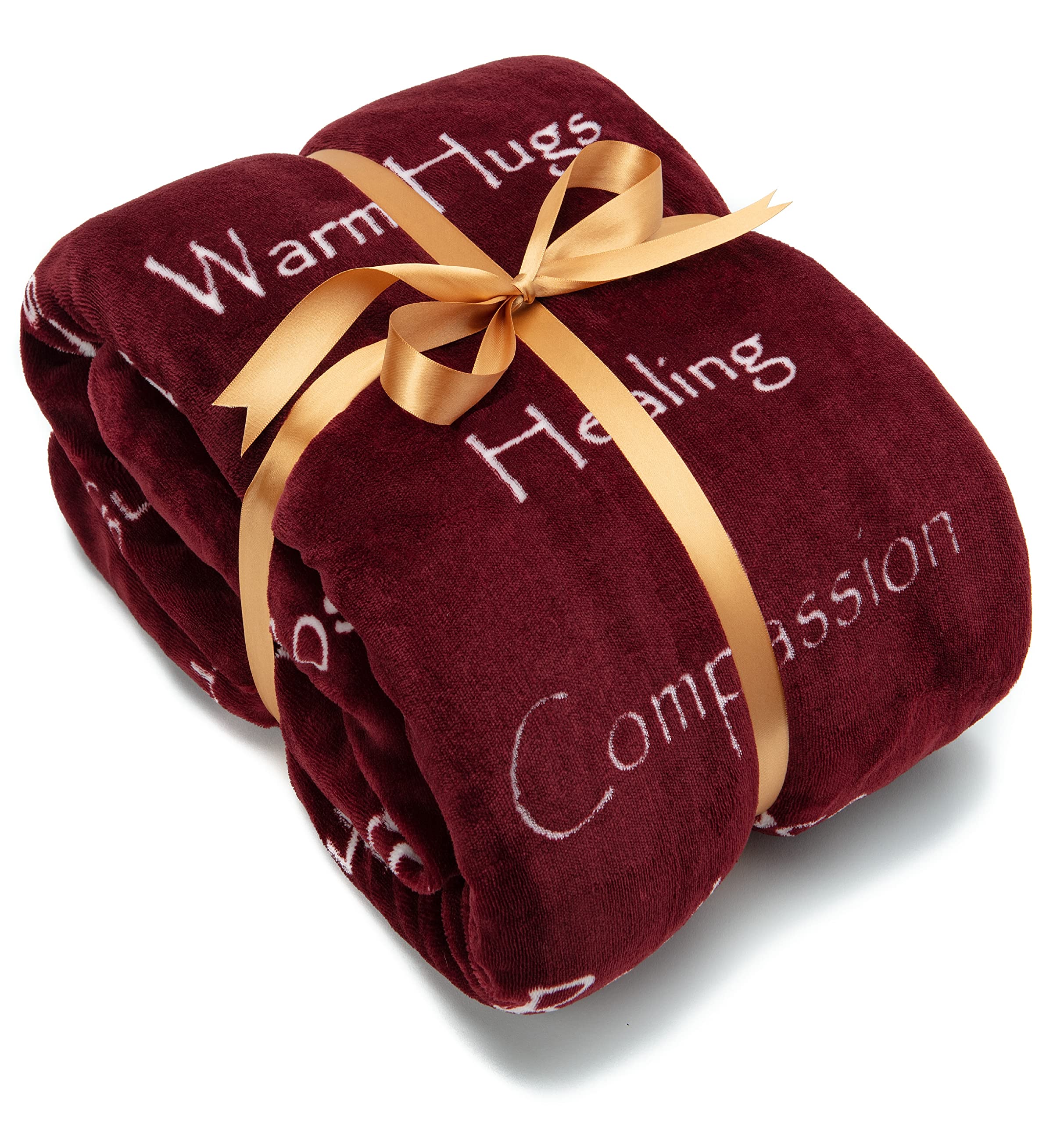 Amazon.com: Chanasya Premium Healing Warm Hugs Gift Throw Blanket -  Sympathy Gift Cancer Chemo Survivor Get Well Caring Gifts - Comfort Red  Gift Blanket for Love Support Strength - Women Men Friend -